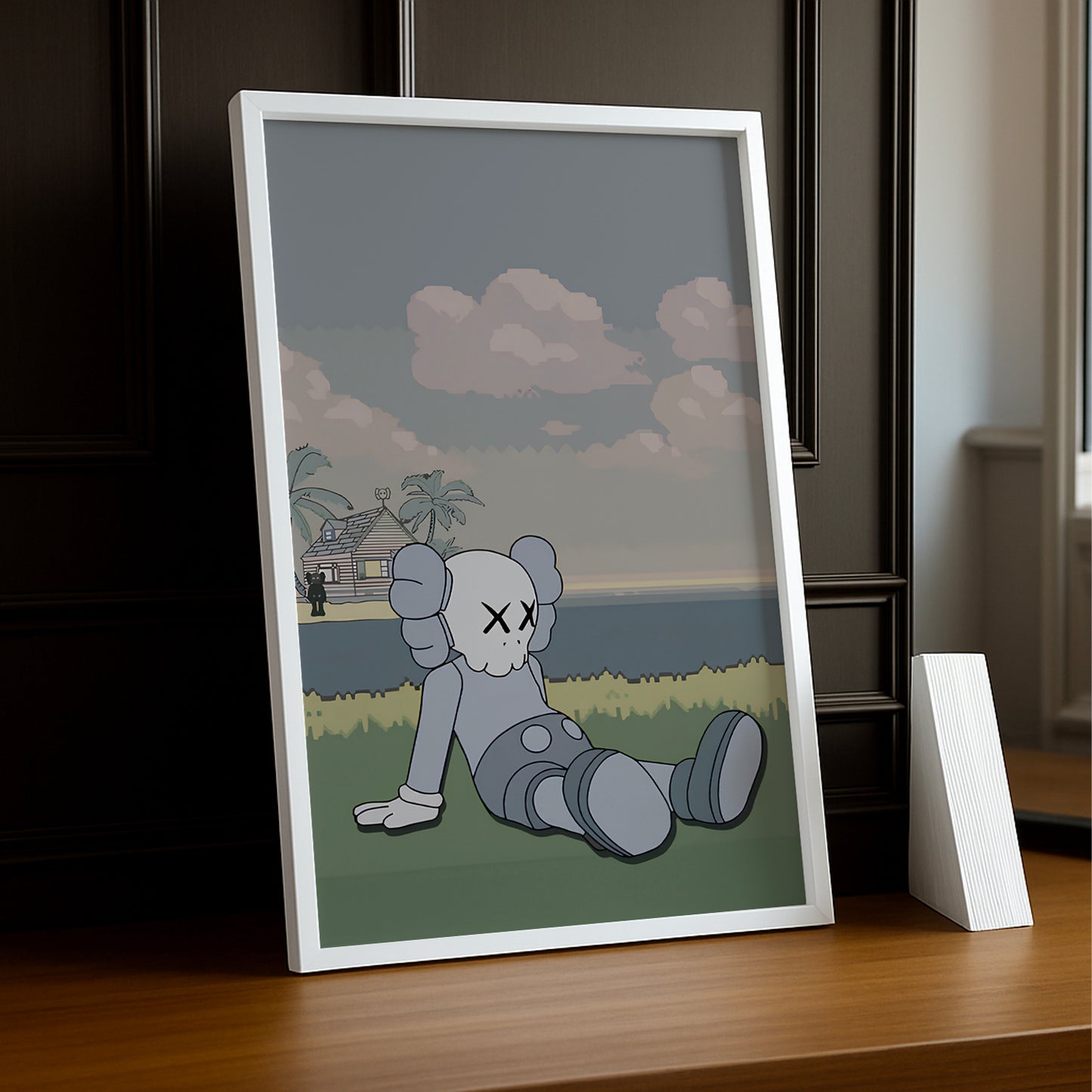 Cadre photo Kaws - Savane