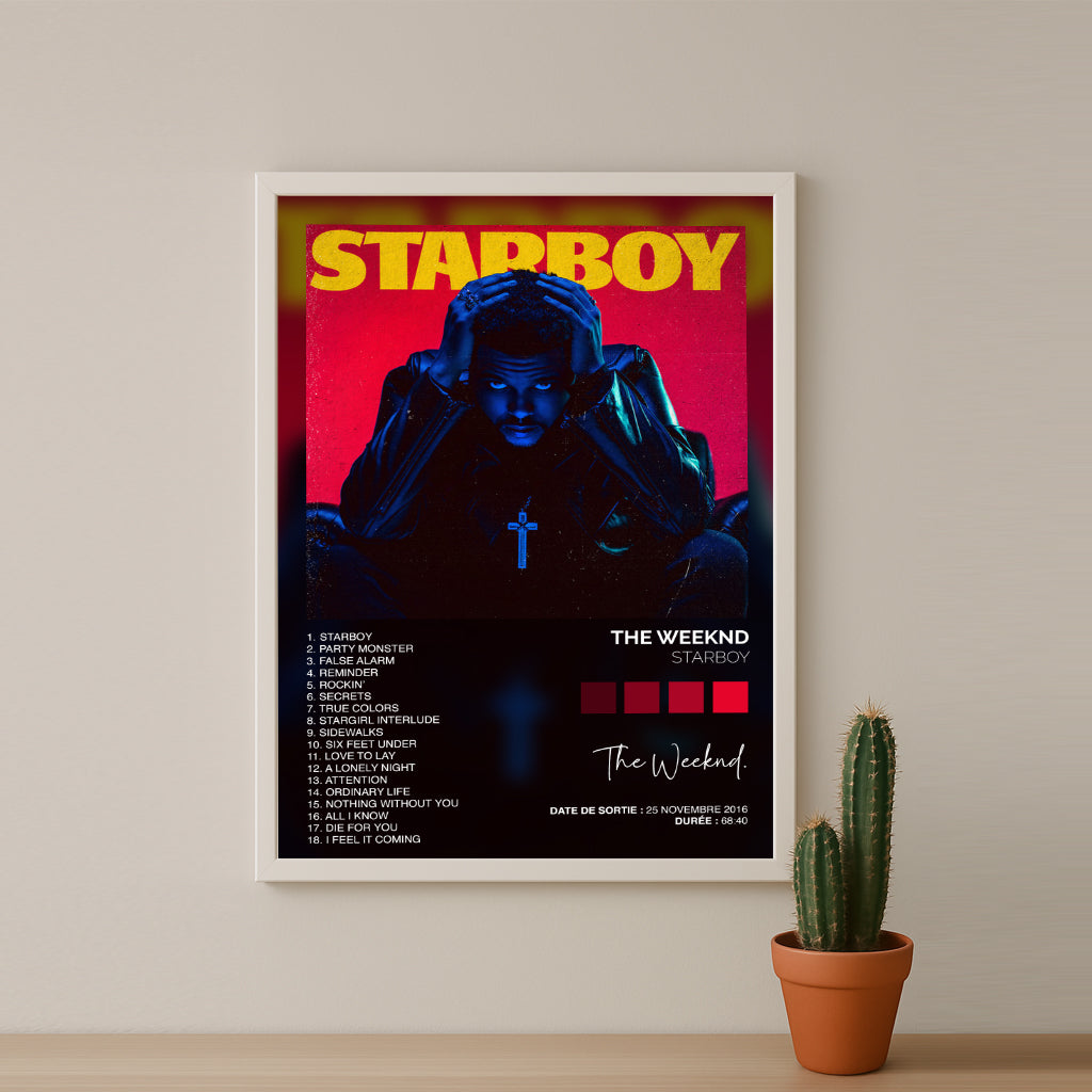 Poster The Weeknd - Album Starboy