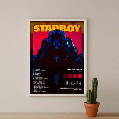 Poster The Weeknd - Album Starboy