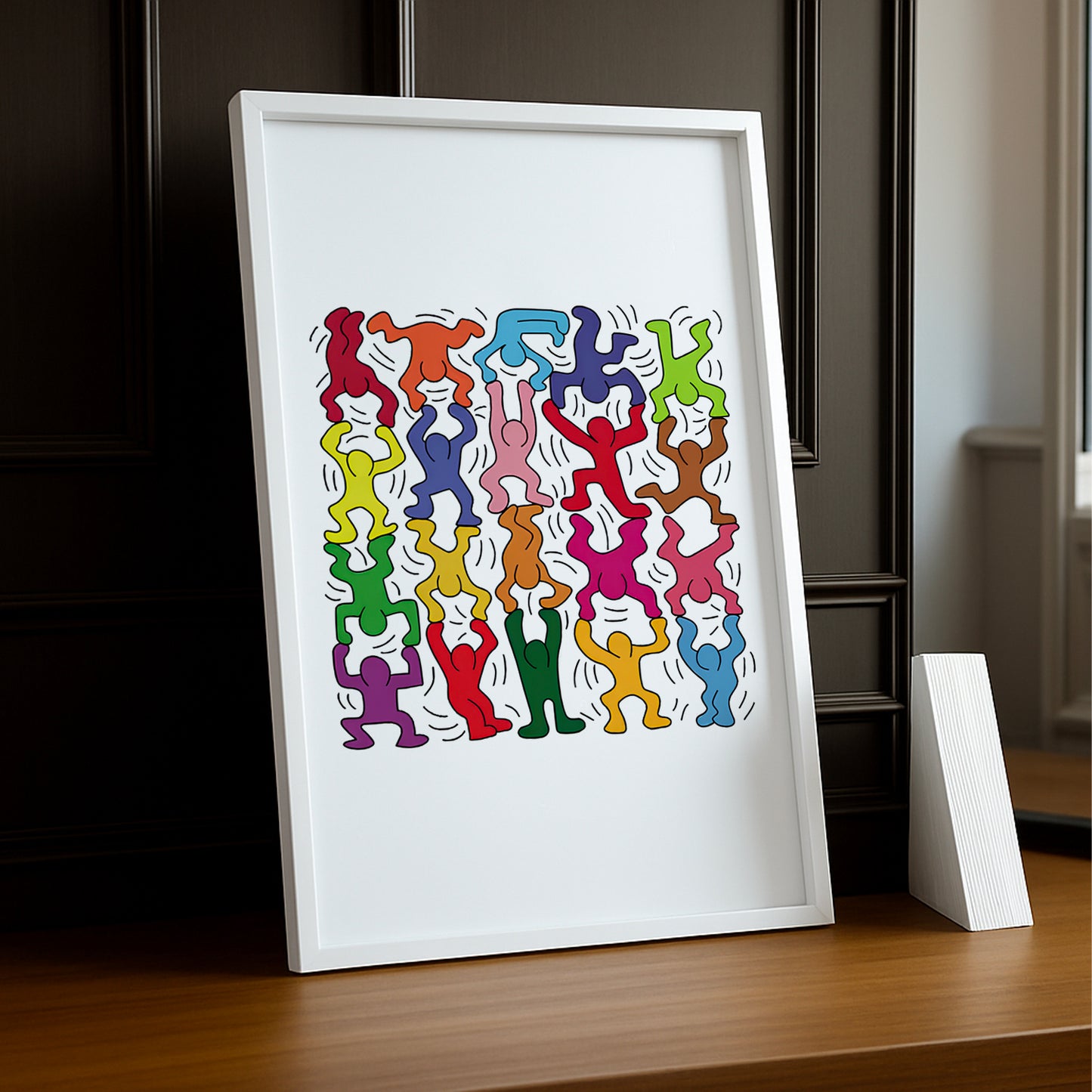 Cadre photo Keith Haring