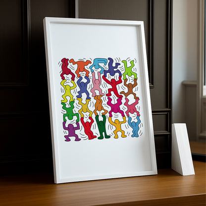 Cadre photo Keith Haring