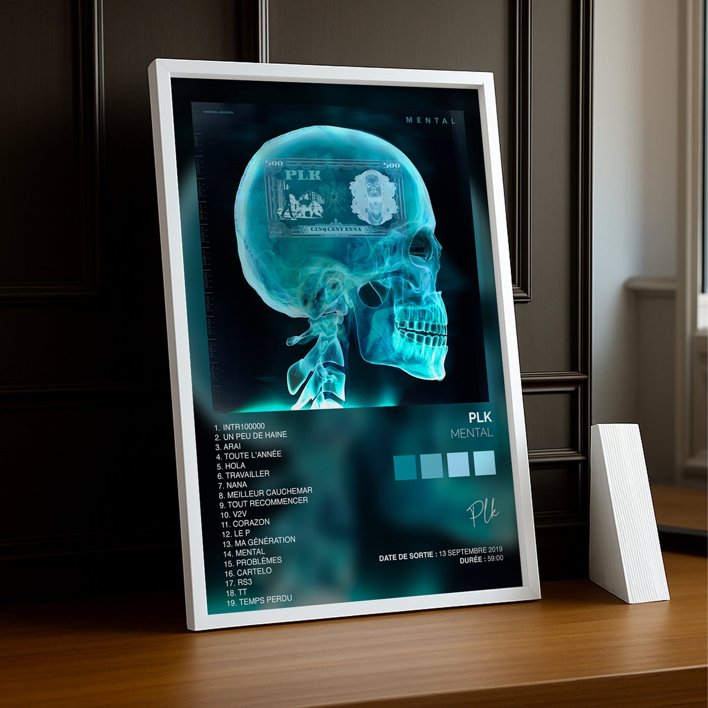 Cadre photo Album Musicaux - Mental de PLK