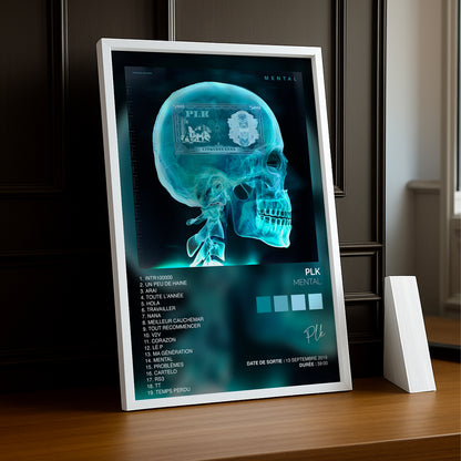 Cadre photo Album Musicaux - Mental de PLK