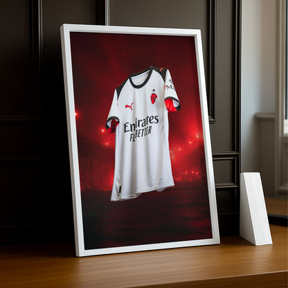 Poster Maillot Football - AC Milan Extérieur 25-26