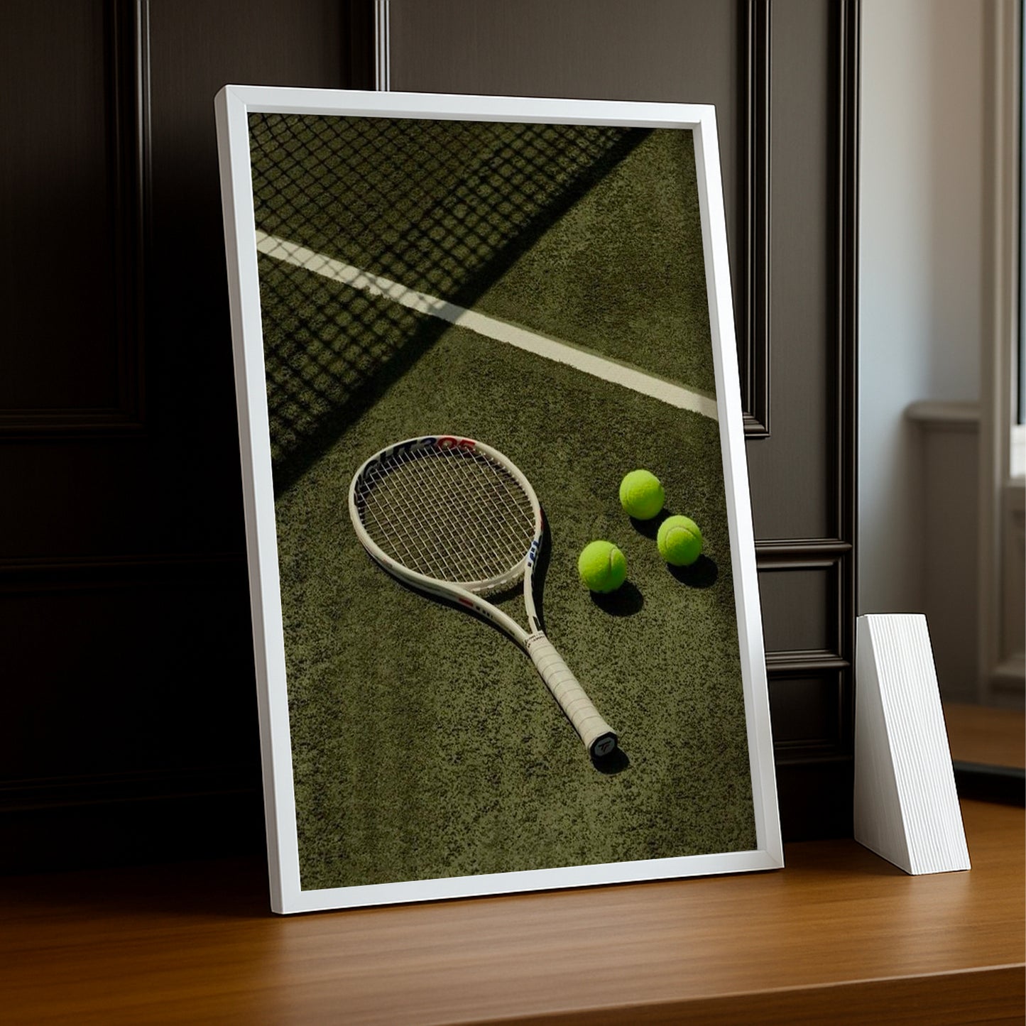 Poster Photo Tennis - Terrain sur herbe