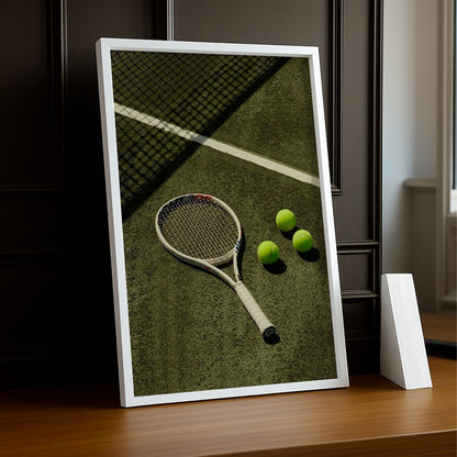 Poster Photo Tennis - Terrain sur herbe