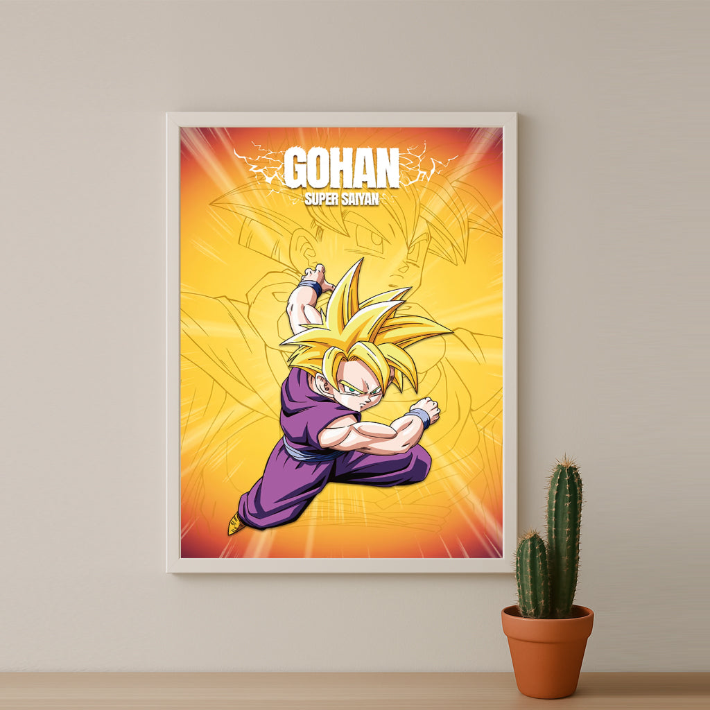 Poster Dragon Ball Z - Gohan Super Saiyan