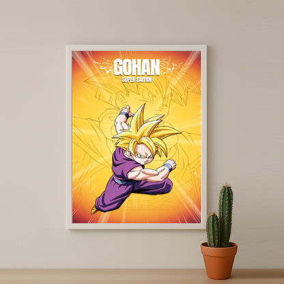 Poster Dragon Ball Z - Gohan Super Saiyan