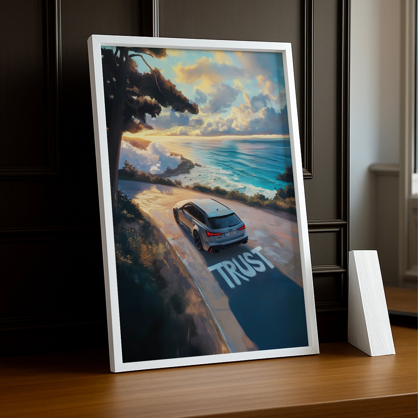 Audi RS6 Gris nardo - Poster