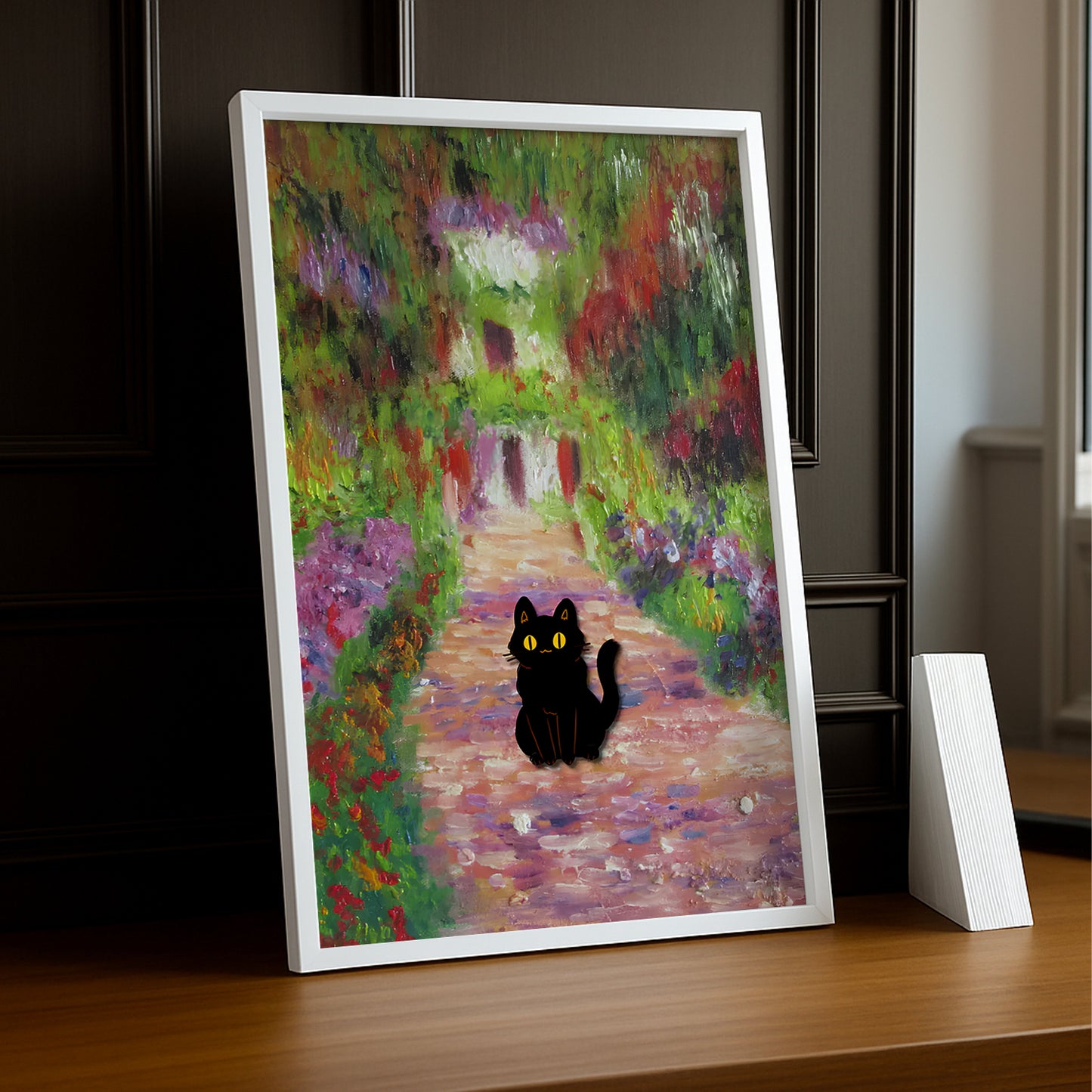 Cadre photo Chat Art Peinture