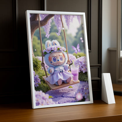 Poster Labubu - Jardin