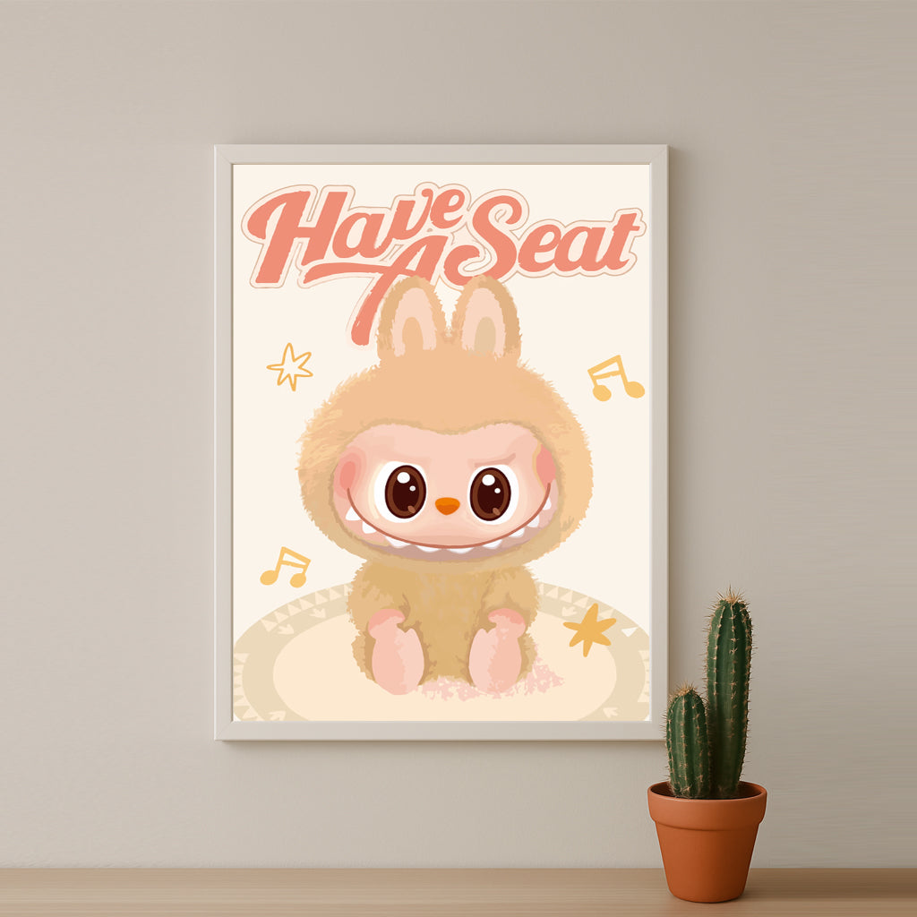 Poster Labubu - Have a Seat