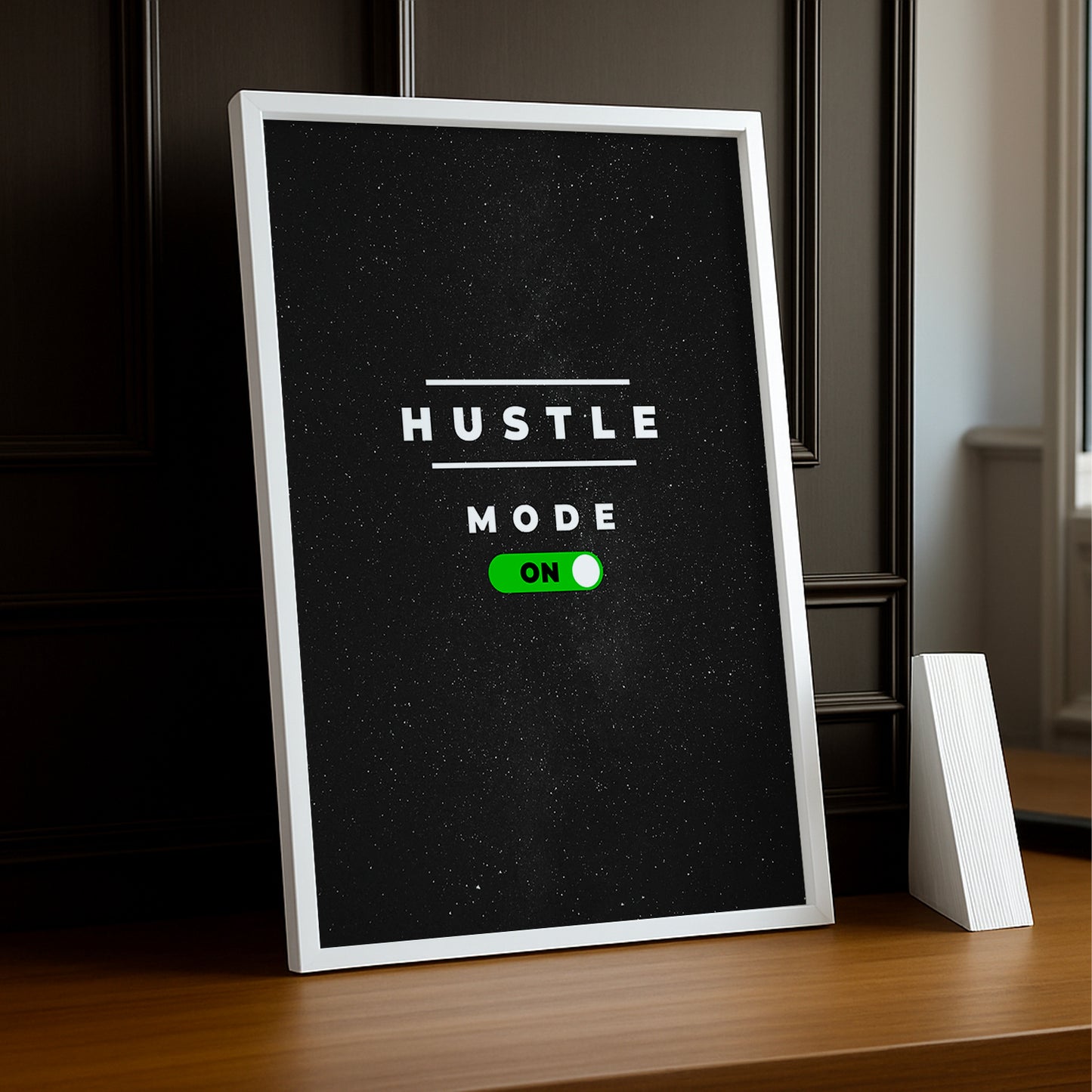 Cadre Photo Motivation - Hustle Mode On