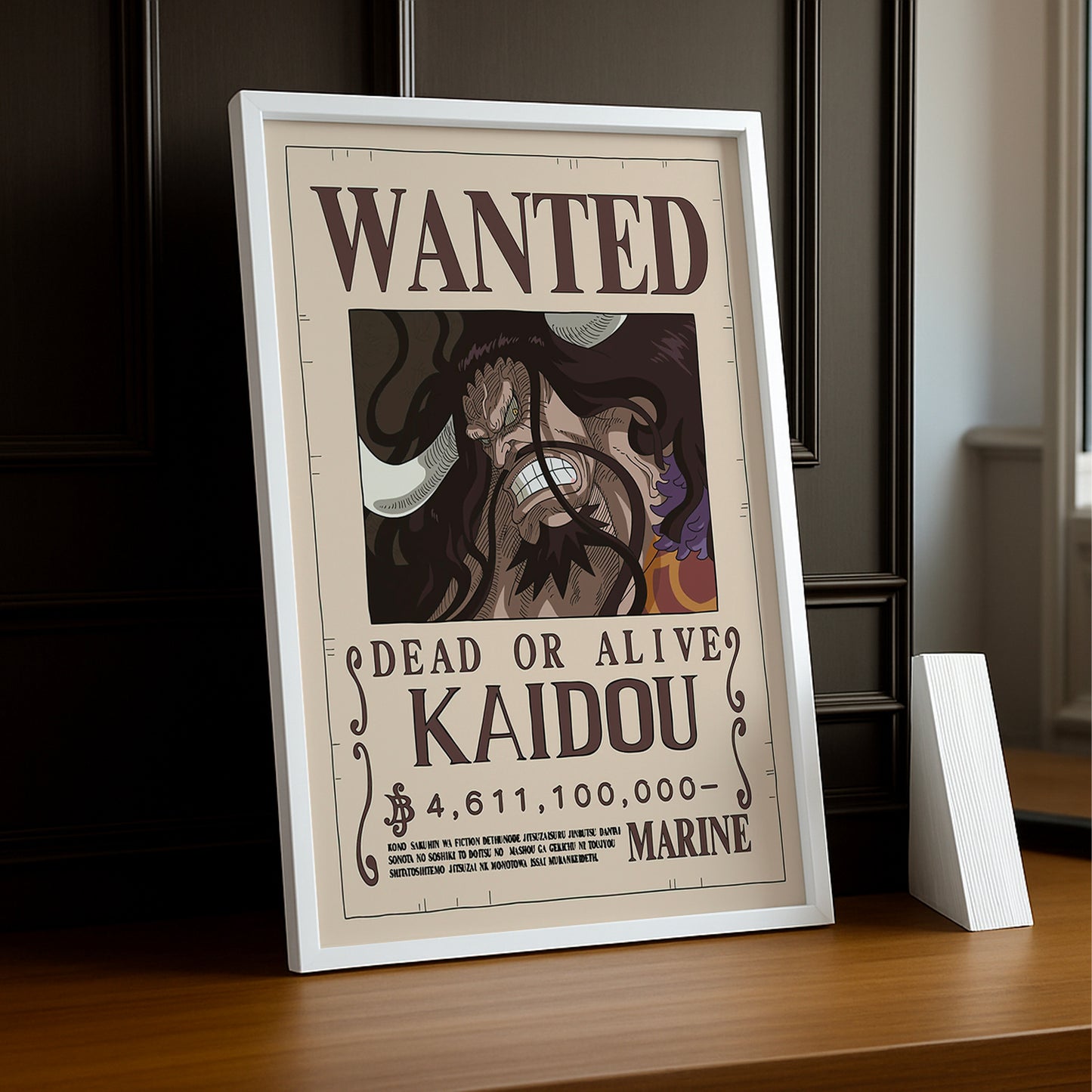 Cadre photo One Piece - Wanted Kaidou