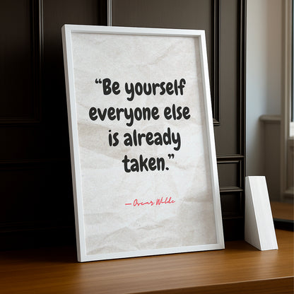 Cadre Photo Motivation - Be Yourself