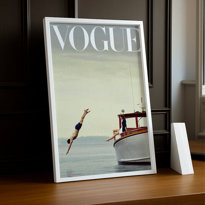 Poster Photo Vogue - Plongeon