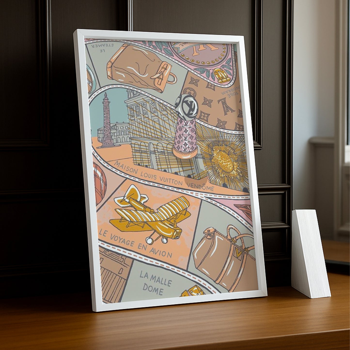 Cadre photo Louis Vuitton Monopoly