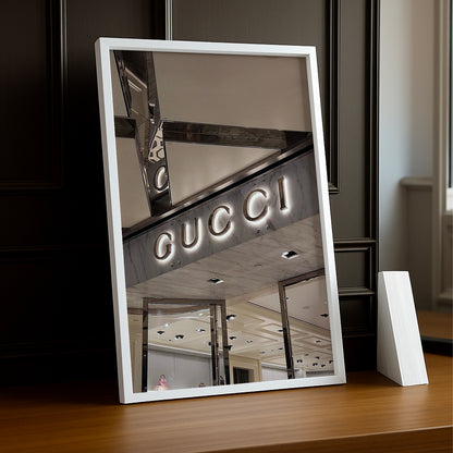 Cadre Photo Gucci - Devanture Argentée