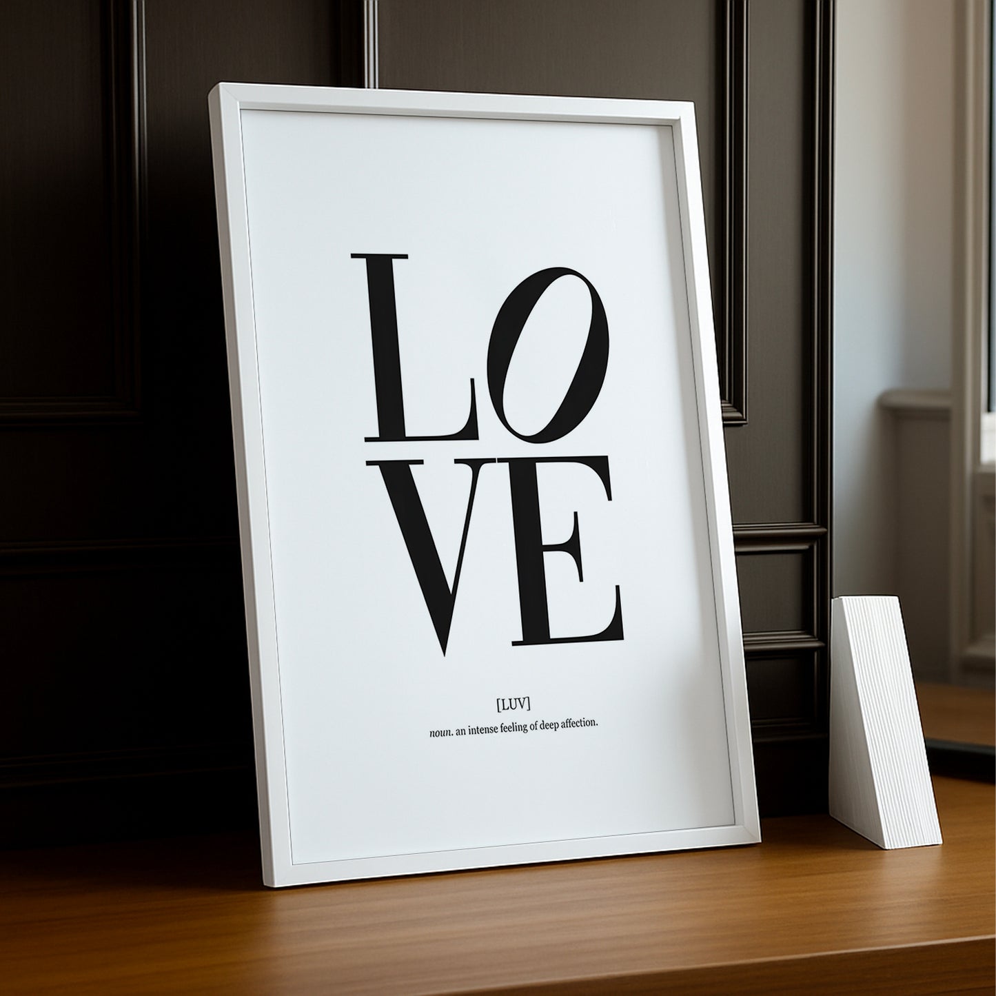 Cadre photo Citation - Love