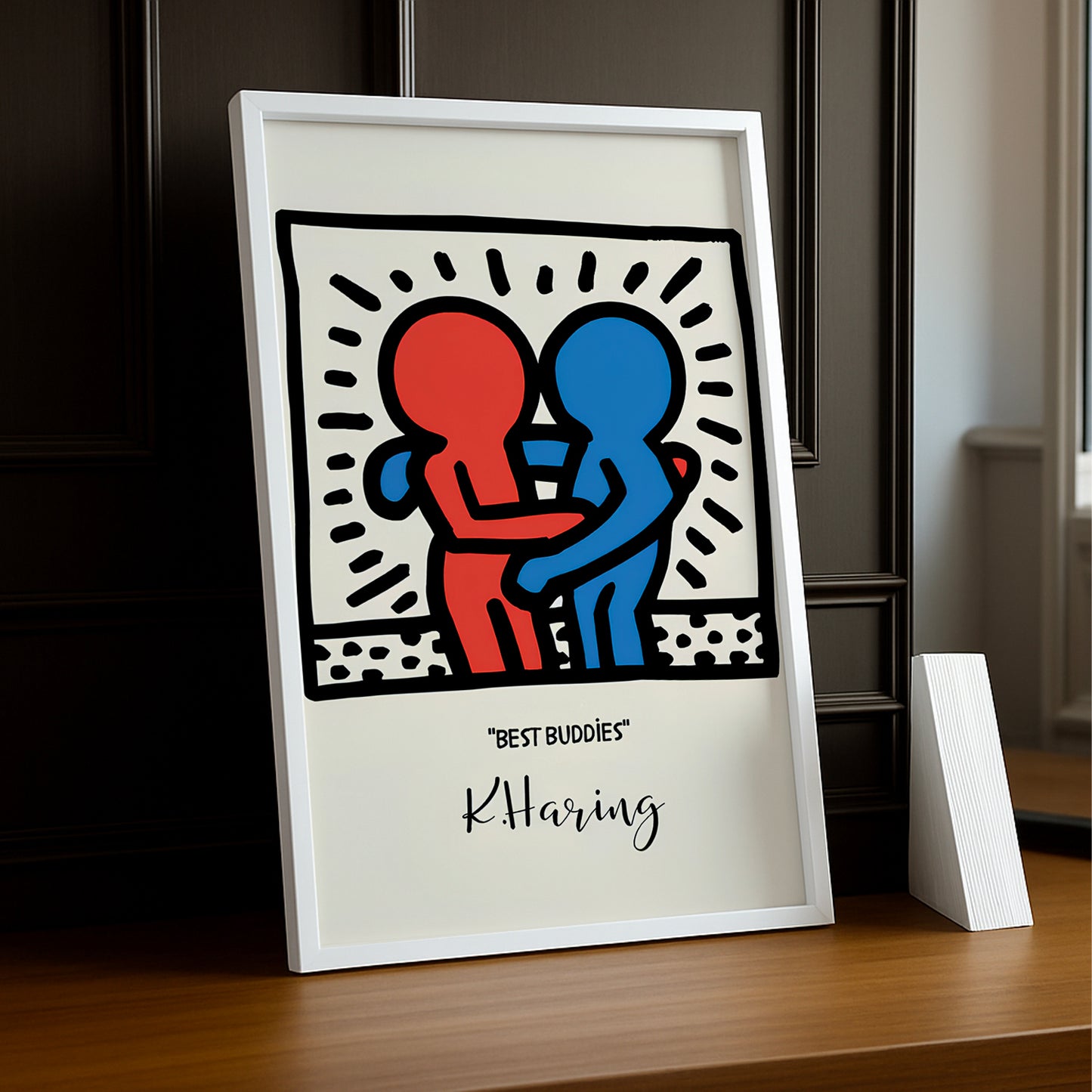 Cadre photo Keith Haring "Best Buddies"