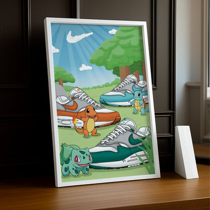 Poster Nike Sneakers x Pokémon