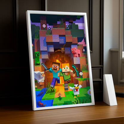 Cadre photo Minecraft