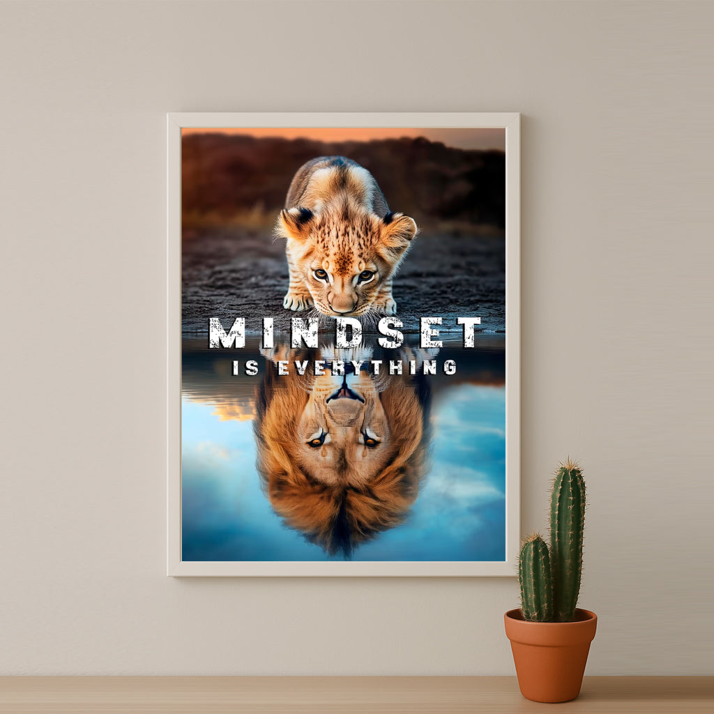 Cadre photo Motivation - Mindset is everything