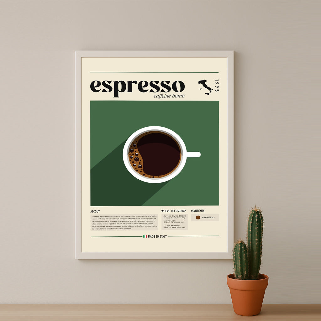 Cadre photo Coffee Lover - Cafein bomb