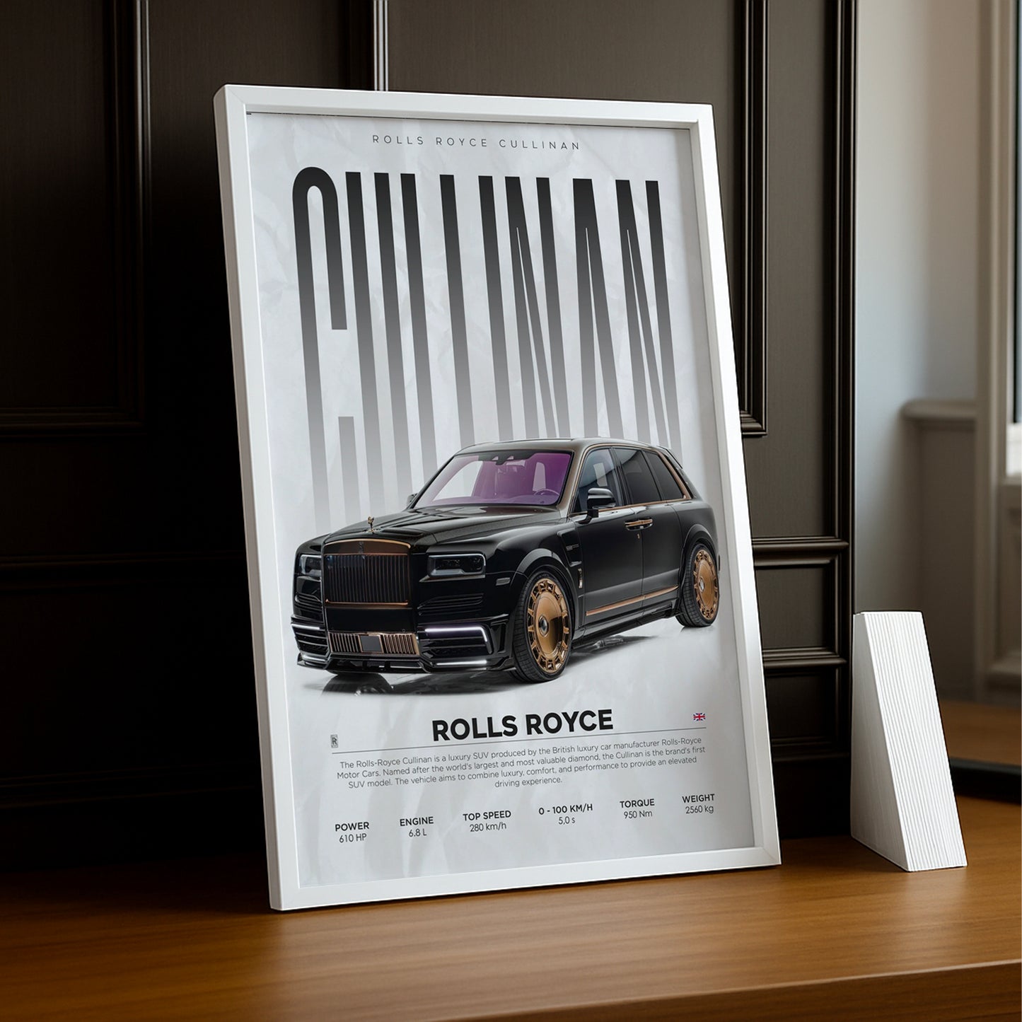 Cadre photo Rolls Royce Cullinan