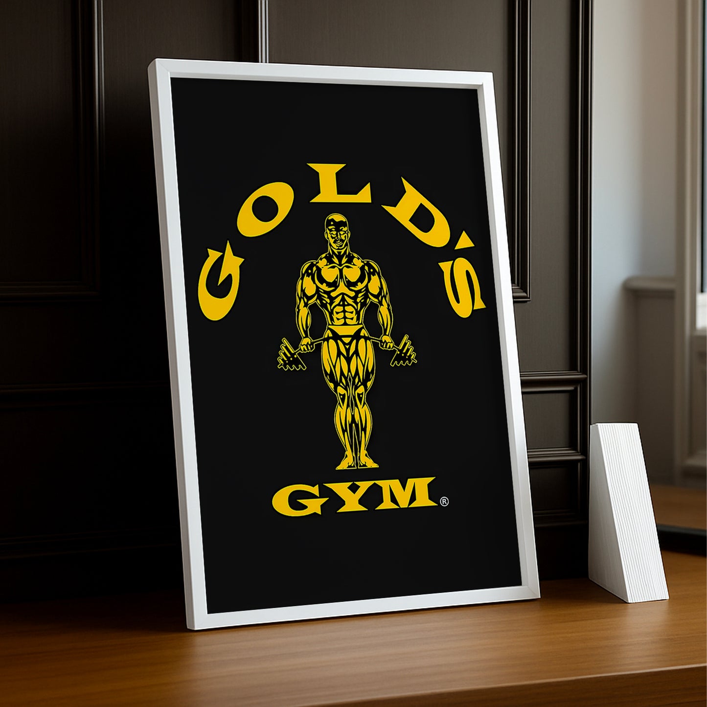 Poster Photo Musculation - Gold's Gym