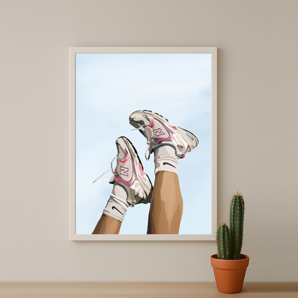 Cadre photo New Balance - Pink