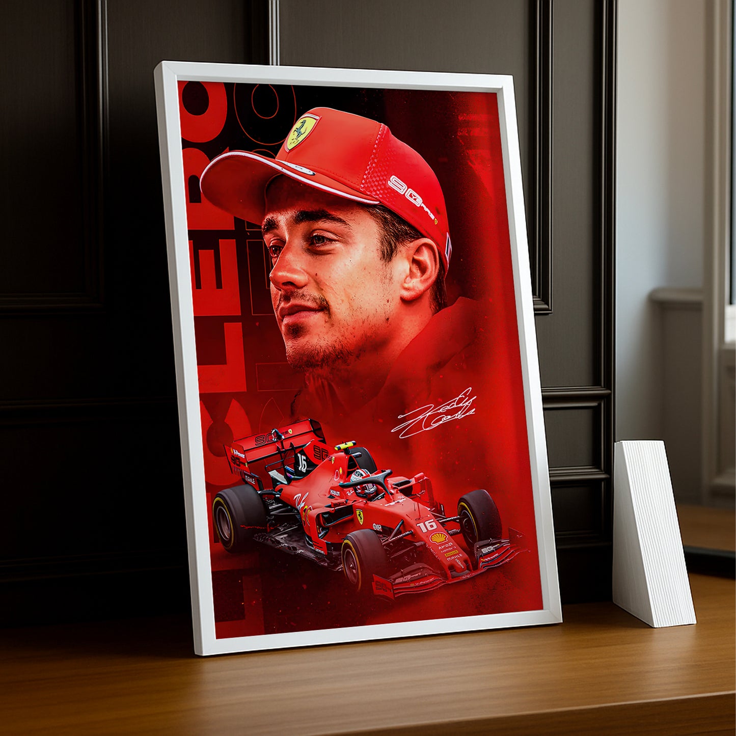 Cadre photo Charles Leclerc Formula 1