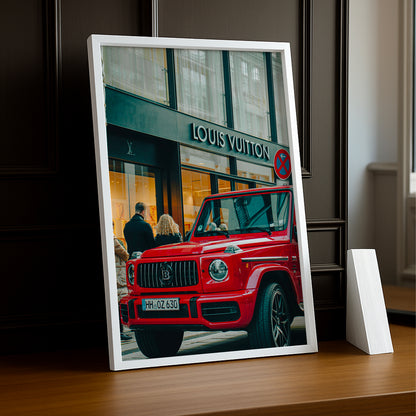 Cadre photo Louis Vuitton x Mercedes Classe G