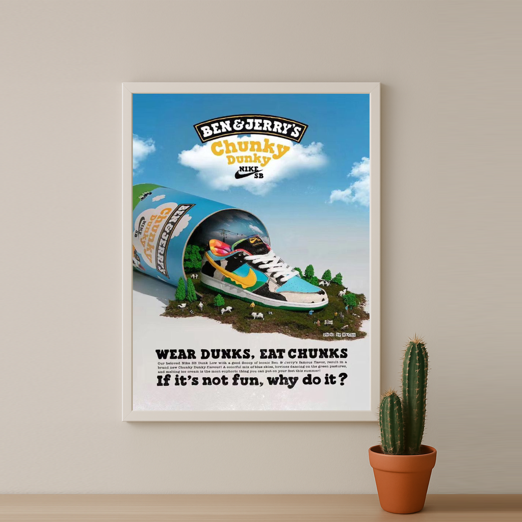 Poster Nike Ben & Jerry's Chunky Dunky