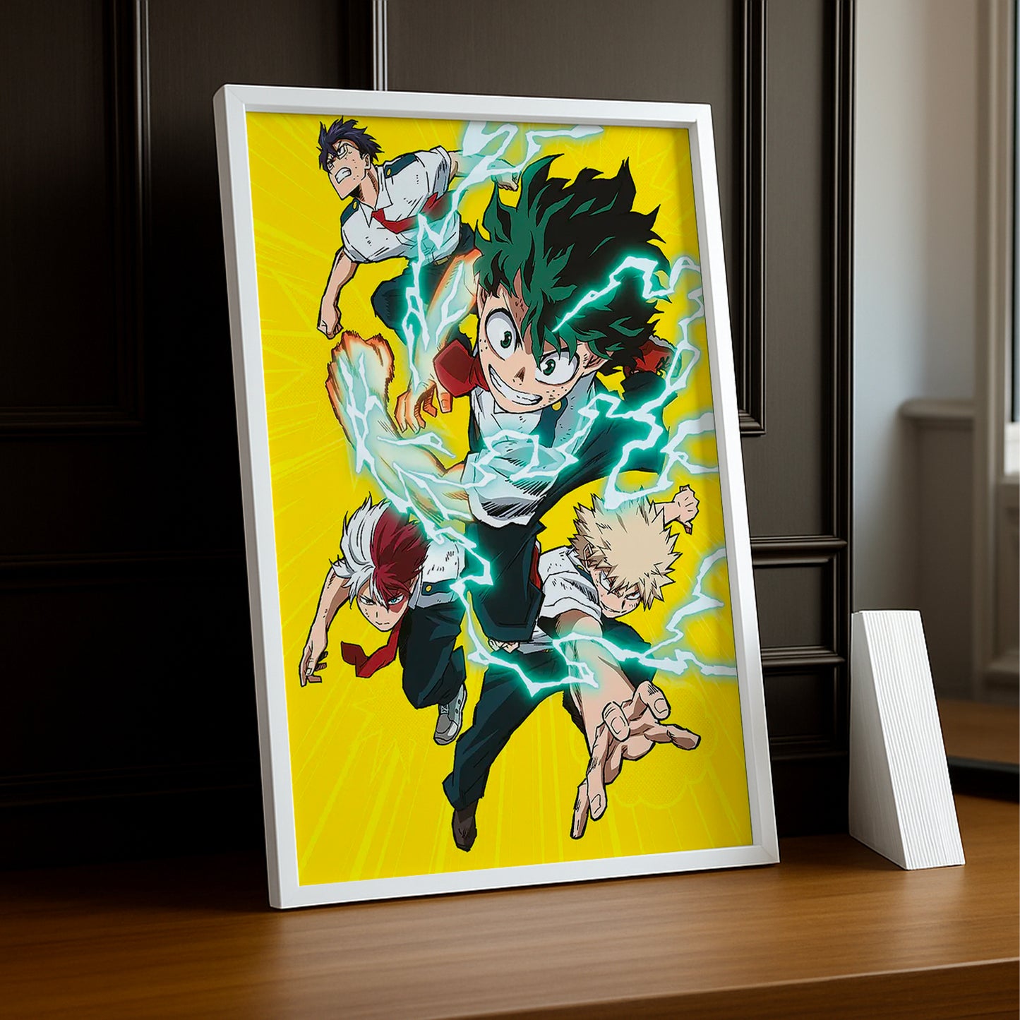 Cadre Photo My Hero Academia - Yellow Team