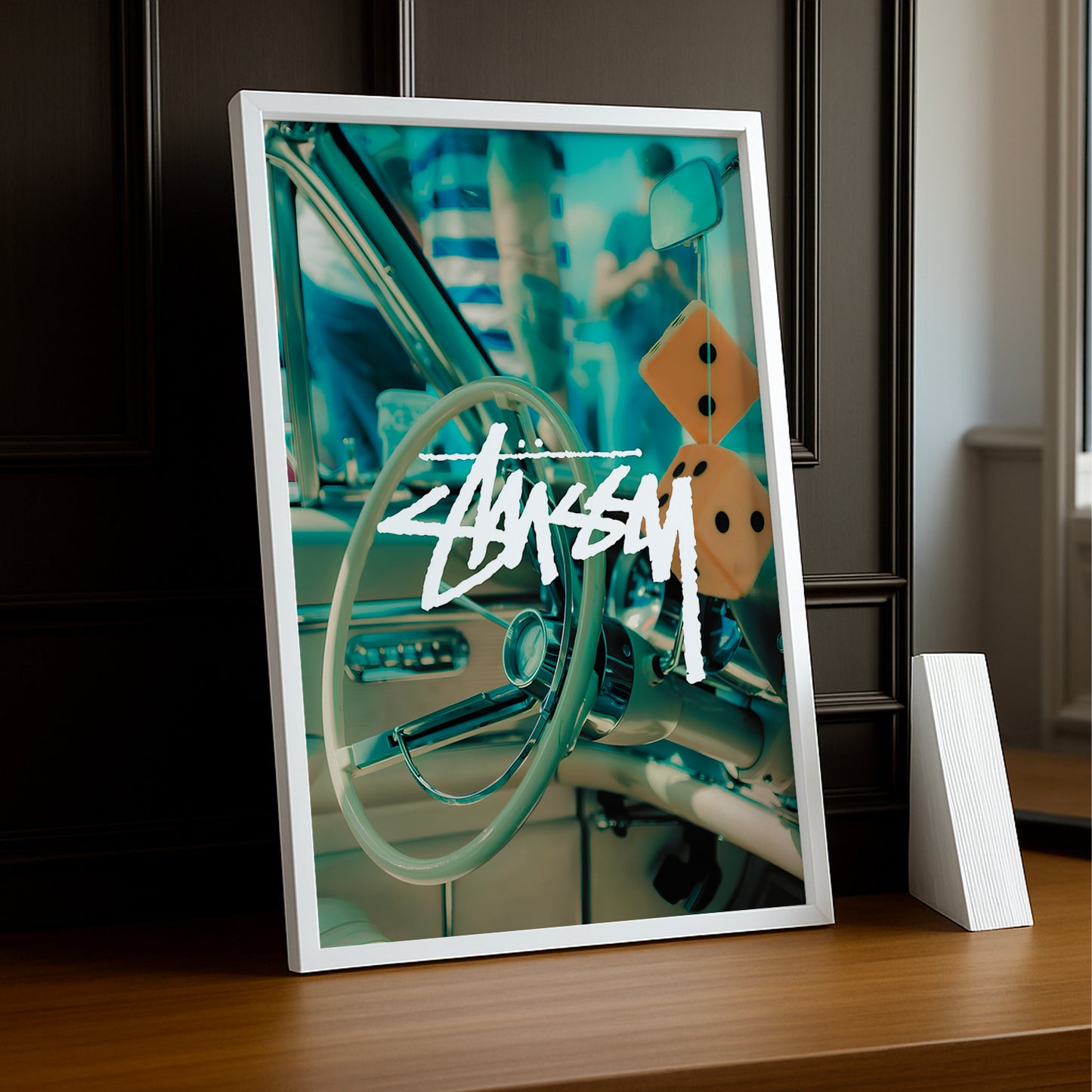 Cadre photo Stüssy voiture