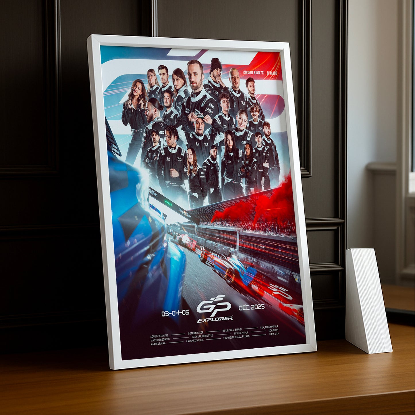 Cadre Photo GP Explorer The Last Race Squeezie