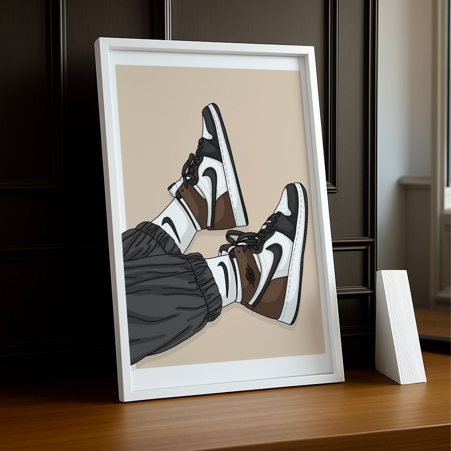 Cadre Photo Nike - AJ1 Brown