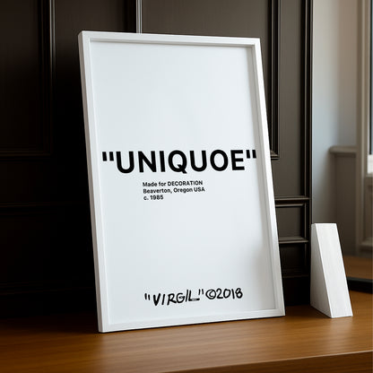 Cadre photo Off-White "Uniqoe"