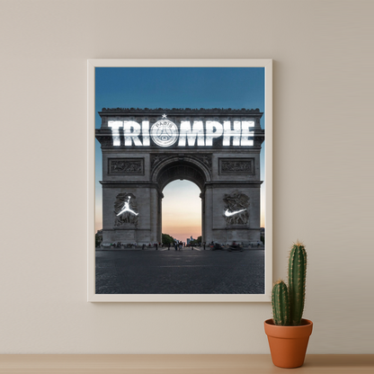 Cadre photo PSG Triomphe