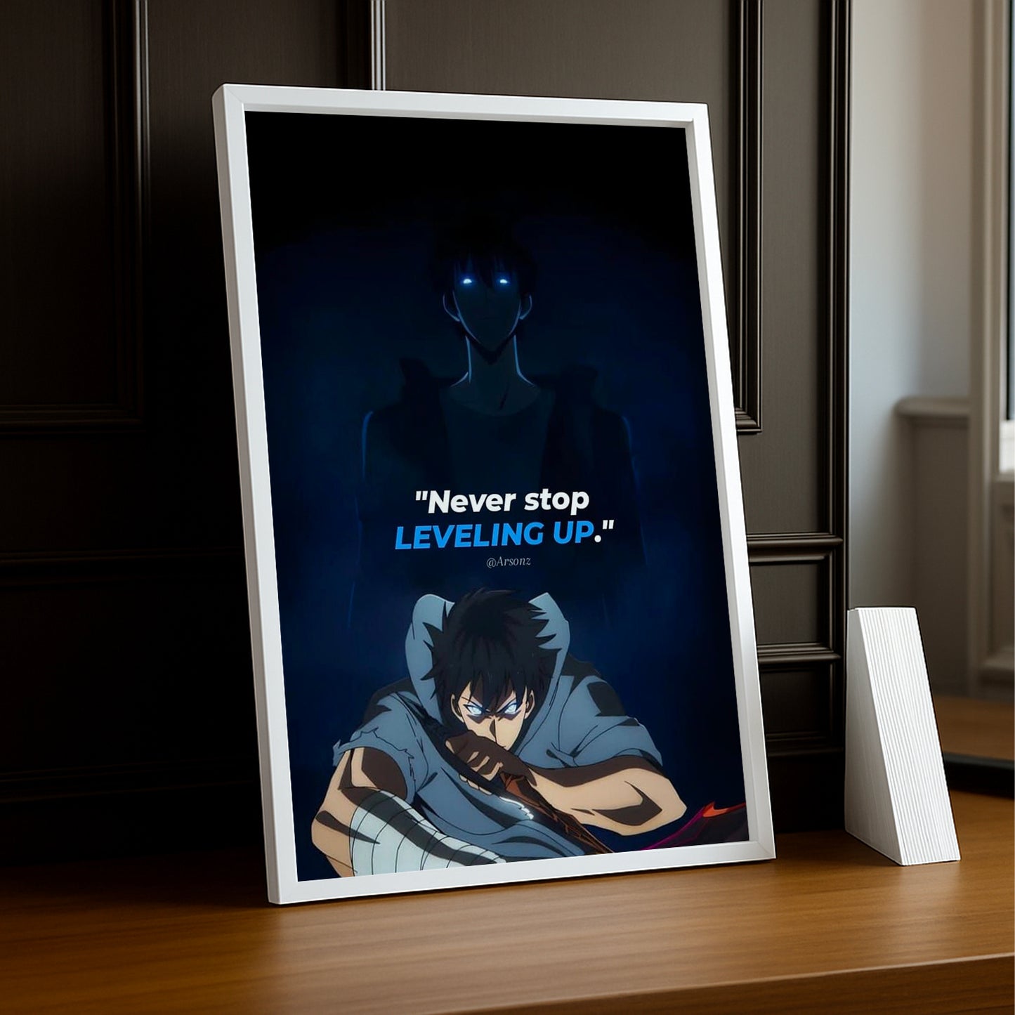 Cadre Photo Solo Leveling - Never Stop