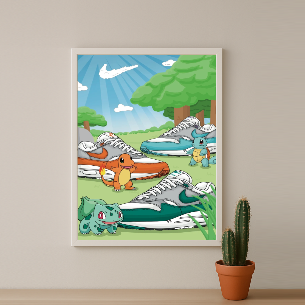 Poster Nike Sneakers x Pokémon