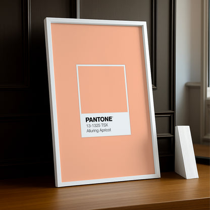 Cadre Photo Pantone Étiquette - Alluring Apricot