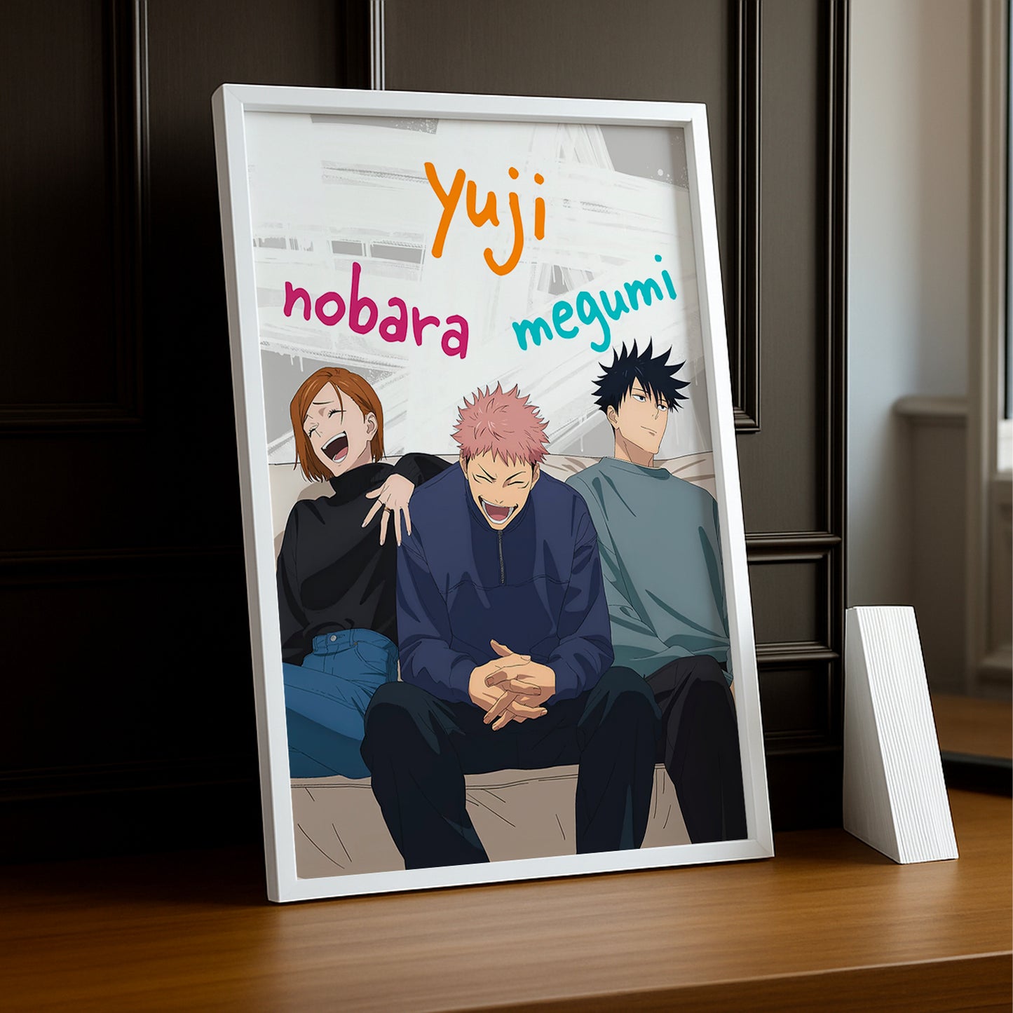 Cadre Photo Jujutsu Kaisen - Nobara, Yuji, Negumi