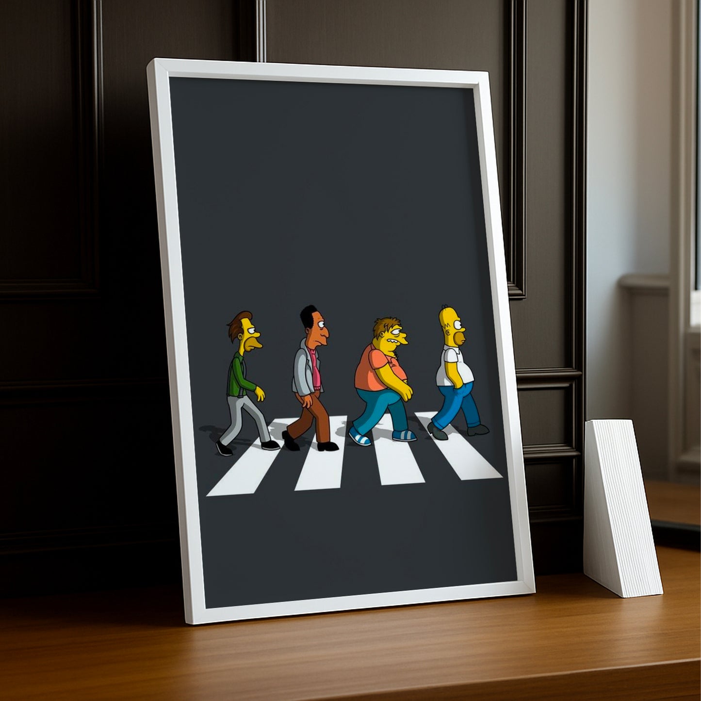 Cadre Photo Les Simpsons - Passage Piéton