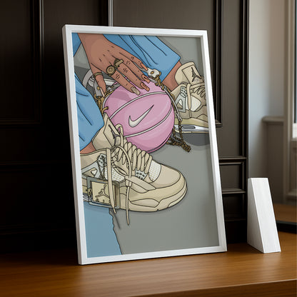 Poster Nike Jordan Basketball
