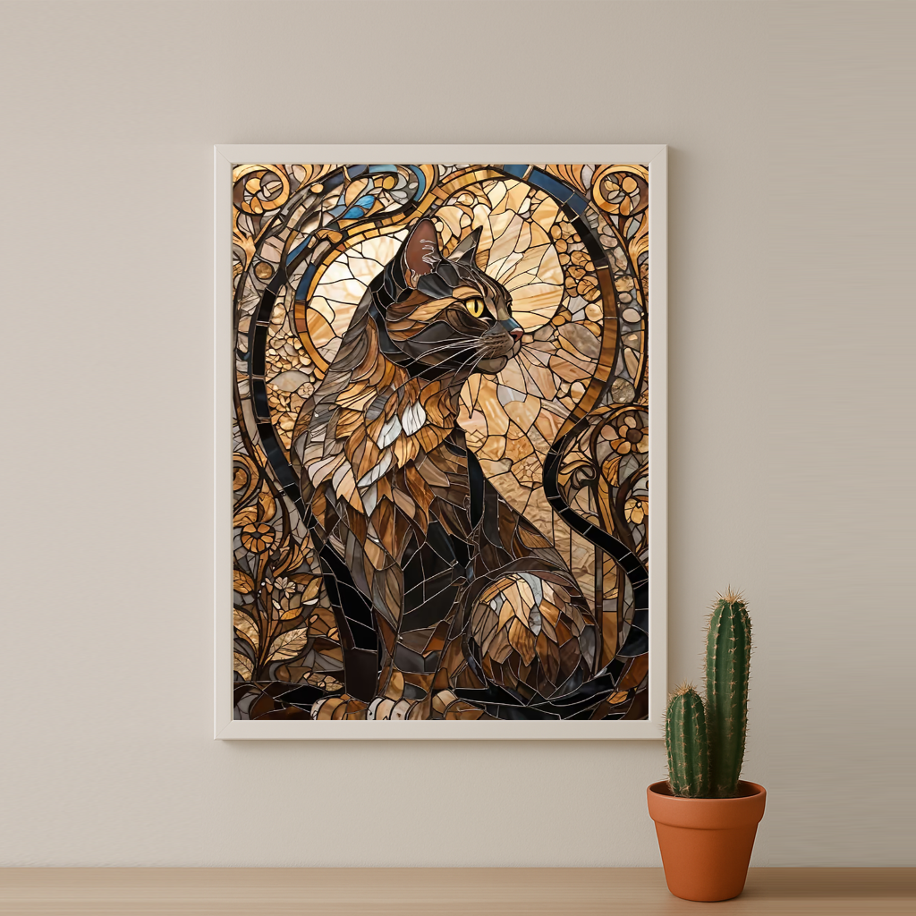 Cadre photo Cat Art