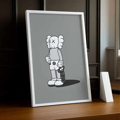 Cadre photo Kaws Pyjama