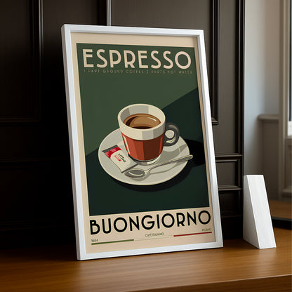 Cadre photo Coffee Lover - Buongiorno Espresso Italia