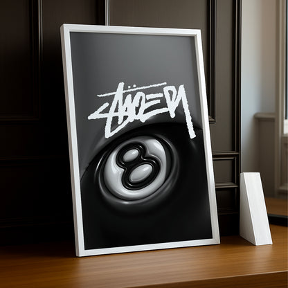 Poster Stüssy - 8 Ball